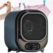 Freestanding Condenser Tumble Dryer Mini Vented Tumble Dryer Electric Cloth Dryer Portable Table Top Dryer 0.8kg Load Capacity (Color : Beige)