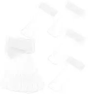 Mipcase 10pcs Car Ticket Clip Parking Tag Clip Parking Pass Holder Transparent Car Ticket Holder Transparent Foam Glue