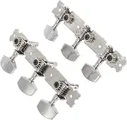 Vaguelly 1 Set String Guitar String Peg Professional Tuning Pegs for Acoustic and Electric Guitars Durable Replacement Accessories with Smooth Finish and Beginners