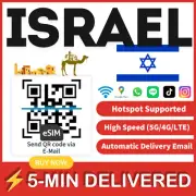 [eSIM] Israel eSIM e-SIM card Travel Sim card Tarjeta eSIM Dato Data only A+