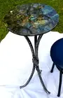 Labradorite Gemstone Table Top,Agate Table Top Stone Coffee Table Top Furniture