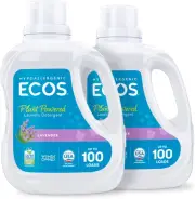 ECOS Laundry Detergent Liquid, 200 Loads - Dermatologist Tested Laundry Soap - -
