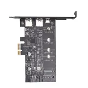 PCI-E to USB 3.0 PCI Express Card Incl.1 USB C and 2 USB A Ports, M.2 NVME5948
