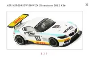 NSR 1/32 Analog RTR BMW Z4 Silverstone 2012 #36