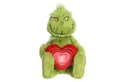 Aurora Whimsical Dr. Seuss Love You Light-Up Grinch Stuffed Doll - Magical Storytelling - Literary Inspiration - Green 15 Inches
