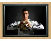 Cristiano Ronaldo Real Madrid 2012 Signed Autographed Photo Poster Memorabili...