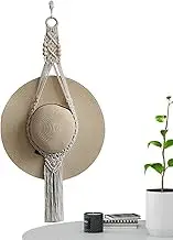 Macrame Hat Hangers for Wall - Hand Woven Hat Holder Display Organizer Hat Organizer | Hat Hangers for Wide Brimmed Hat Display Women Hat Storage Hat Hanger Fulenyi