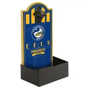 Parramatta Eels NRL Wall Bottle Opener Sign with Catcher