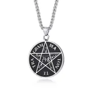 Stainless Steel Secret Seal of Solomon Necklace