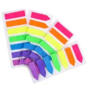 4 Sets Neon Page Markers Colored Index Tabs, Fluorescent Sticky Note for Page Ma