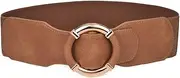 [beltox fine] Beltox Women Elastic Belt Dress Stretchy Wide Waist Vintage Thick Cinch PU Leather …