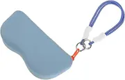 [ANDRESLAD] Silicone Eyewear Pouch Glasses Protector Bag for Travel Compact Scratch-resistant Stylish Colorblock Design Multi-purpose Storage Case