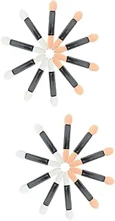 Beatifufu 2sets Professional Eye Shadow Tte Brush Dual Sided Sponge Women's Makeup Blender for Easy and Even Application 50pcs*2