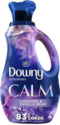 Downy Infusions Laundry Fabric Softener Liquid Calm Lavender & Vanilla Bean 56oz