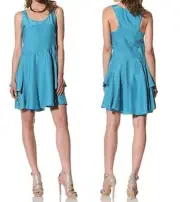Cynthia Rowley Silk Tank Dress with Stiched Panel Skirt SZ 6 NWT