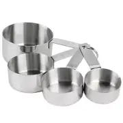 USA SELLER 8 PIECE MEASURING CUPS & SPOONS SET STAINLESS STEEL FREE SHIP USA
