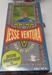 New 1999 JESSE VENTURA MINN Governor Man of Action Figure Football Coach