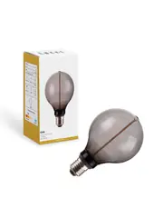 Lucci Sole 3W LED G95 Pilot ES Globe with Smoke Glass in Warm White