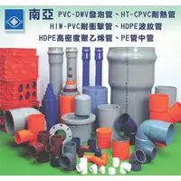 在飛比找蝦皮購物優惠-南亞 塑膠管 PVC (1/2") (3/4") (1") 