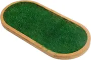 Simulated Grass Display Mat for Doll Models Creative Organizer Stand Figures Stable and Reliable for Long Term Use Design