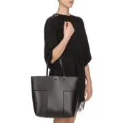 TORY BURCH $478 TALL T BLOCK BAG NEW WITH POUCH GIFT BAG INCL