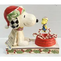 在飛比找蝦皮購物優惠-Enesco 精品雕塑 史奴比 SNOOPY 史努比 聖誕節