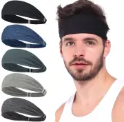 Sweatband Sports Headbands For Men Woman Gym Yoga Sweat Soft Elastic Hair Bands
