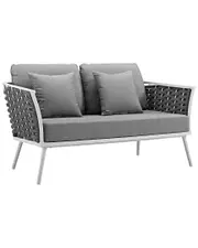 Modway Outdoor Stance Outdoor Patio Aluminum Loveseat