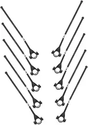 10pcs Durable Bike Flag Poles Handlebar Mount for Outdoor Cycling Sturdy Flag Holders for Mountain Biking Versatile Bike Accessories for Boys