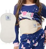 QUEEN OF THE THRONES® Castor Oil Pack for Kids (Compress) - Less Mess, Reusable, Comfort Fit | Organic Cotton Flannel [Castor Oil Sold Separately]