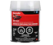 Body Filler Repairing Dent Dings Hole Easy Fix Rusted Smooth Flat Surface 14 Oz