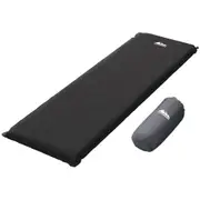 GGP Self Inflating Mattress Camping Sleeping Mat Air Bed Pad Single Black