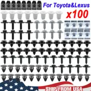 100 X For Toyota Lexus Under Engine Cover Clips Underbody Mudguard Shield Screws