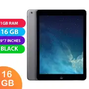Apple iPad AIR Cellular (16GB, Black) - Grade (Excellent)