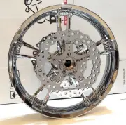 Arlen Ness Polish 11.8 Front Floating Disc Rotor 5 Spoke Touring, Freewheeler