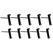 BLACK 4" Long GridWall Wire Metal Hooks Display Grid Panel Hanger Retail 20 PC