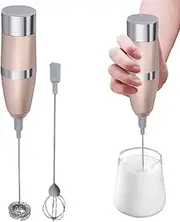 Milk Frother Handheld | Coffee Mixer Tool - Compact Handheld Electric Frother for Coffee, Cocktail, Milk, Tea, Chocolate for Kitchen and Restaurant