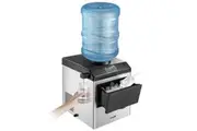 22kg Ice Maker Cold Water Dispenser 2 In 1 Bullet Cube Making Machine Countertop Home Commercial Stainless Steel Maxkon