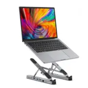 mbeat MB-STD-P5GRY Stage P5 Portable Laptop Stand with USB-C Docking StationPorts Space Grey