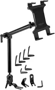 ARKON TAB801 Heavy Duty Car or Truck Seat Rail Tablet Mount with 22 inch Arm for iPad Pro iPad Air 2 Retail Black