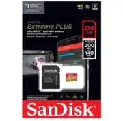 SanDisk ‎Extreme PLUS- microSDXC UHS-1 256GB 200MB/s Memory CARD with Adapter