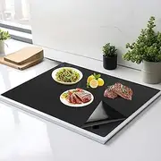 WENLISELL 61x52cm Silicone Induction Hob Cover, Induction Hob Protector Mat, Large Cooktop Scratch Protector for Induction Stove