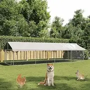 Outdoor Dog Kennel with Roof Large Pet House 600x200x150 cm Weatherproof Secure