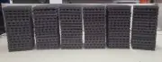 Acoustic Studio Soundproofing Charcoal Egg Crate 96 Tiles 12" x 12" x 1-1/2"