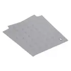 Silicone Trivet Mats 2pcs, Square Dots Hot Pan Pads Dish Drying Mat - Light Gray
