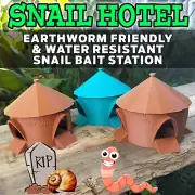 Garden Snail bait trap earthworm safe water resistant 3D Print cute Snail Hotel