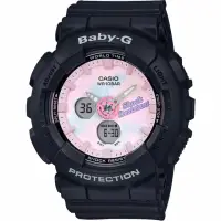 在飛比找momo購物網優惠-【CASIO 卡西歐】Baby-G 大人氣俏皮渲染手錶-黑(
