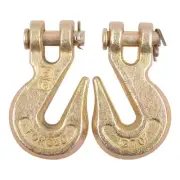 5/16 Inch 2Pcs Clevis Grab Hooks Grade 70 Chain Hook 5400 Lbs Working Load Li...
