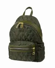 Nicole Miller women's quilted nylon backpack size One Size