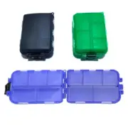 10 Grids Fishing Lures Storage Box Hooks Organizers Baits Container Storage Case